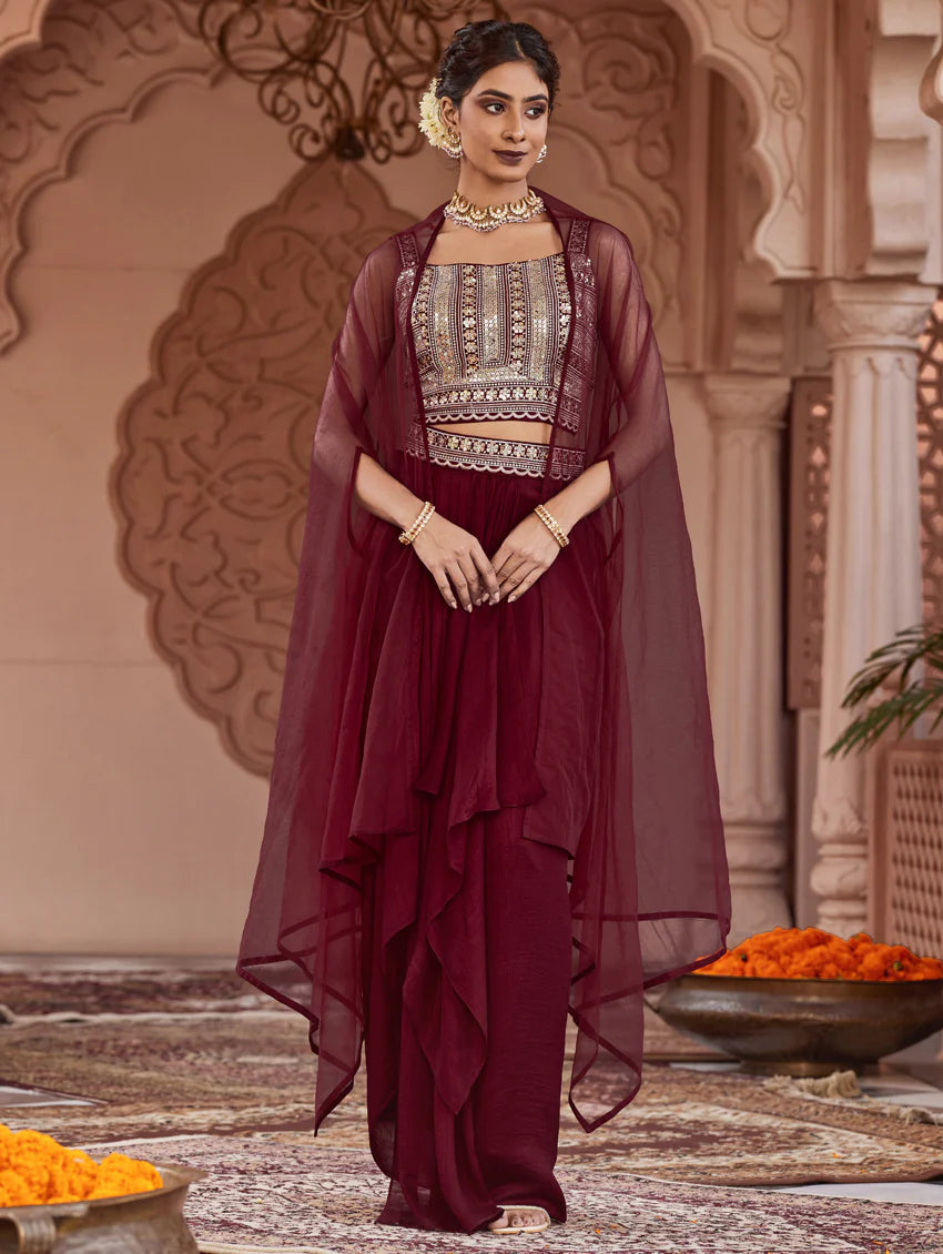 Embroidered Silk Dress 3965