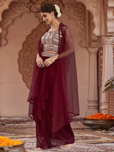 Embroidered Silk Dress 3965