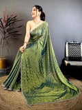 ROYAL PEARL ZIRCON EMBELLISHED SAREE