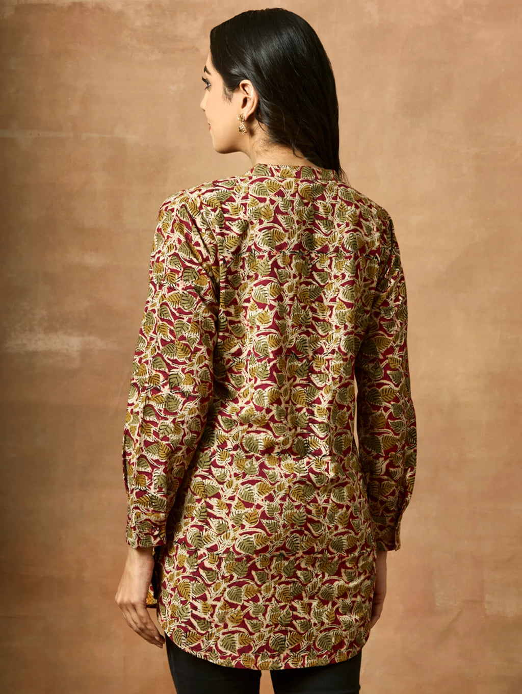 Kalamkari Pure Cotton Short Kurti 4124