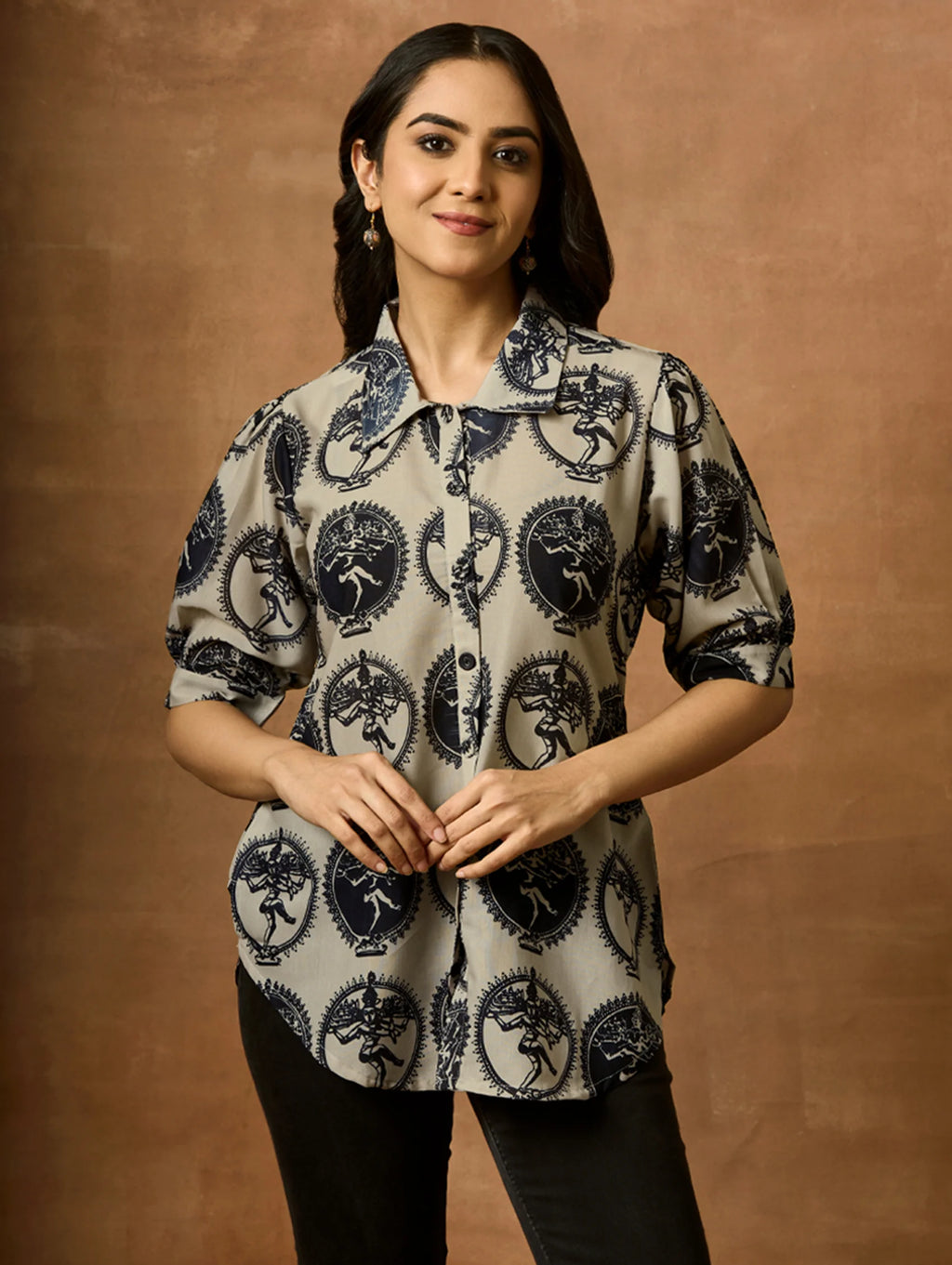 Printed Summer Cool Viscose Tunic 4141