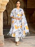 Digitally Printed Cotton Linen Suit Set 4184