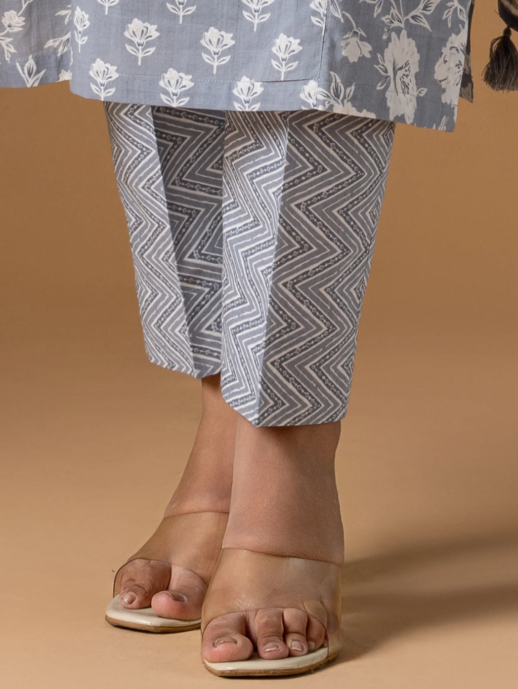 Embroidered Pure Cotton Suit Set 4258