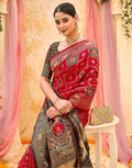 Red Silk Woven Patola Saree