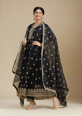 Beige Khadi Printed Saree
