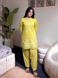 Impressive Yellow Short Kurti Cod Set Collection For Bulk Discount Wholesaler