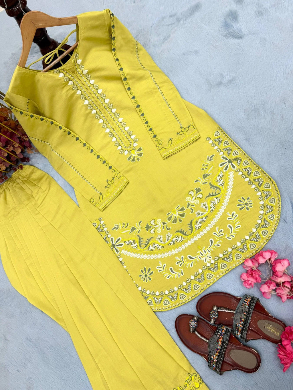 Impressive Yellow Short Kurti Cod Set Collection For Bulk Discount Wholesaler