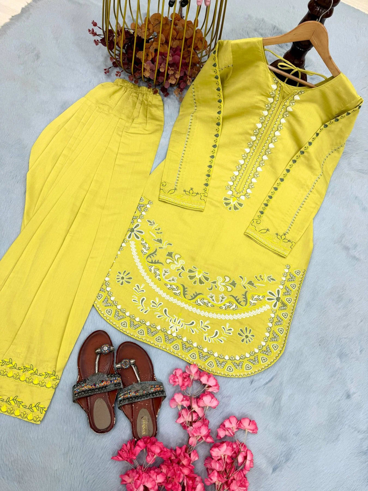 Impressive Yellow Short Kurti Cod Set Collection For Bulk Discount Wholesaler